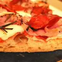 Snapdishの料理写真:Pizza Romana con pancetta|ziomikさん