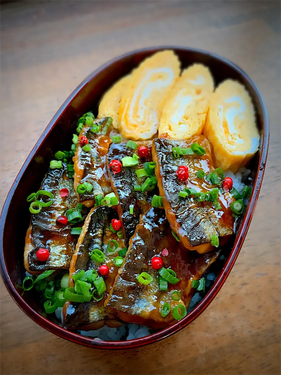 今日のお弁当・秋刀魚蒲焼|akiさん