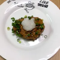 豆腐つくねの照り焼きおろし|苺milkさん