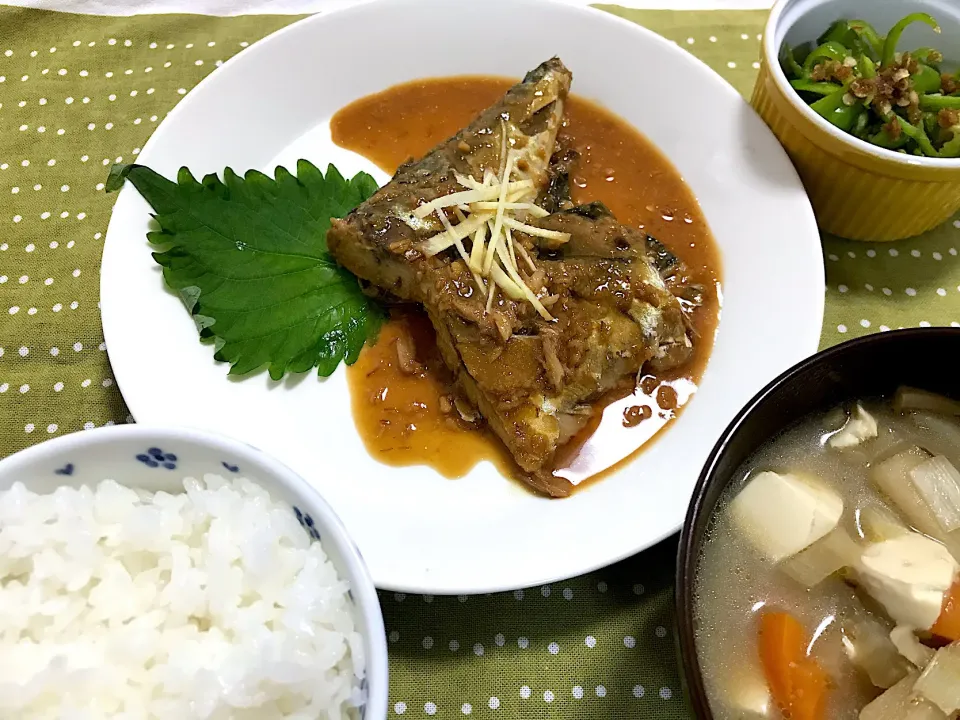 サバの味噌煮定食|morimi32さん