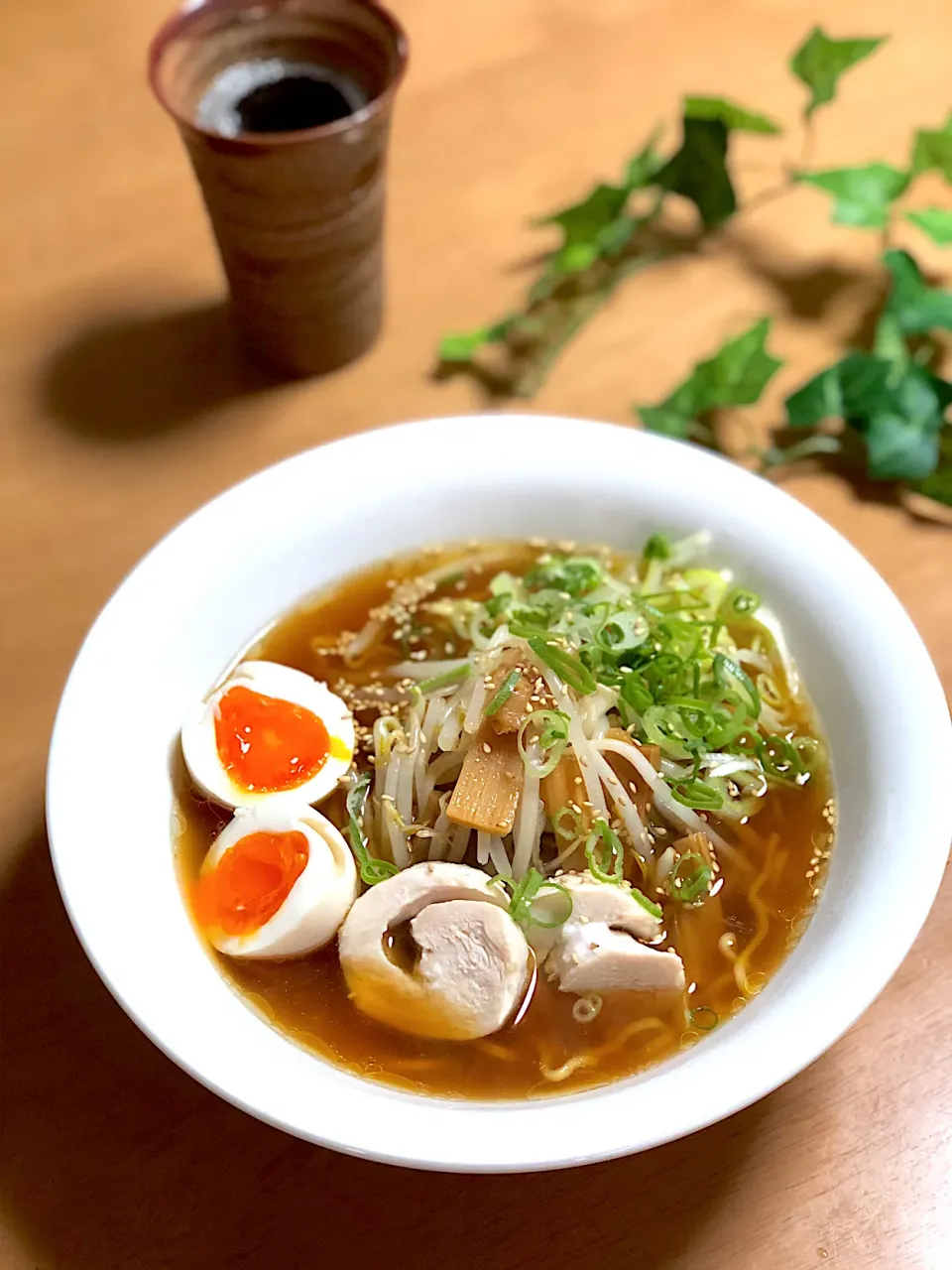 Snapdishの料理写真:アレンジ丸ちゃん製麺、もやしましまし❤️|tamicoさん