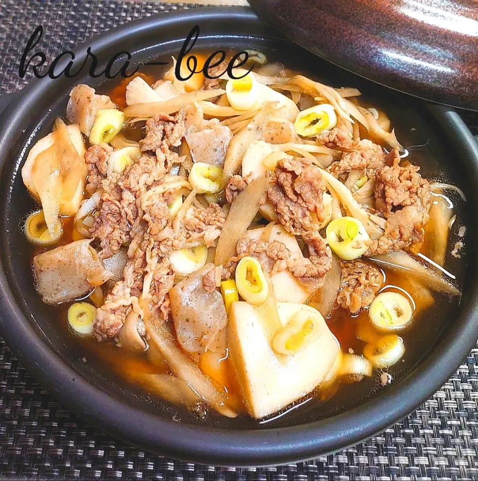 ぽっちさんの料理 山形の芋煮(内陸風)|からあげビールさん