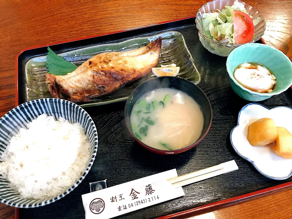 サバの塩焼き定食🐟😋|アライさんさん