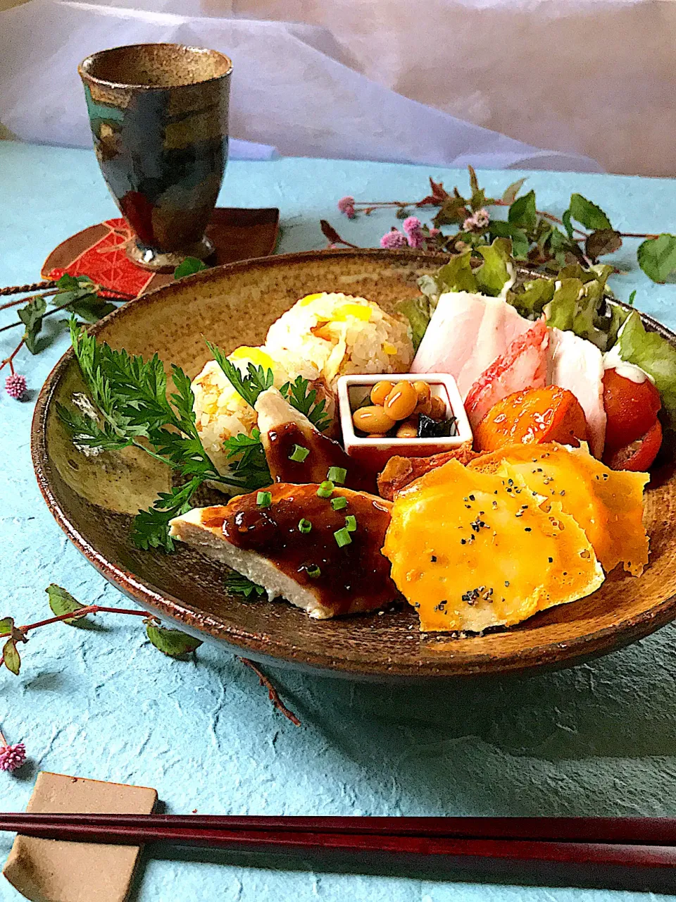 ワンプレートお昼ご飯🥢|サミカさん