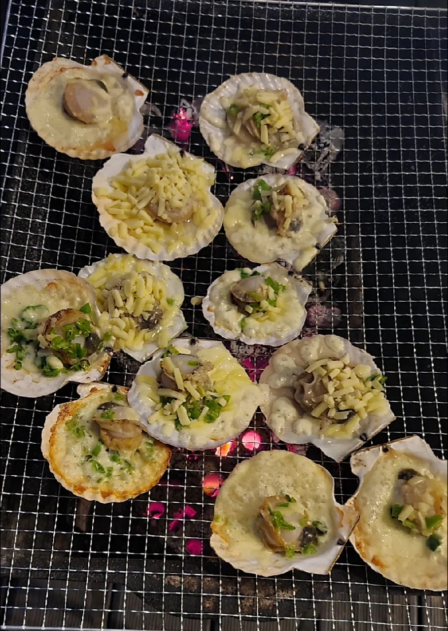 Roasting clams|up0516さん