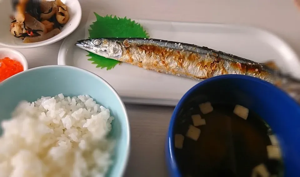 秋刀魚定食|えびぱんさん