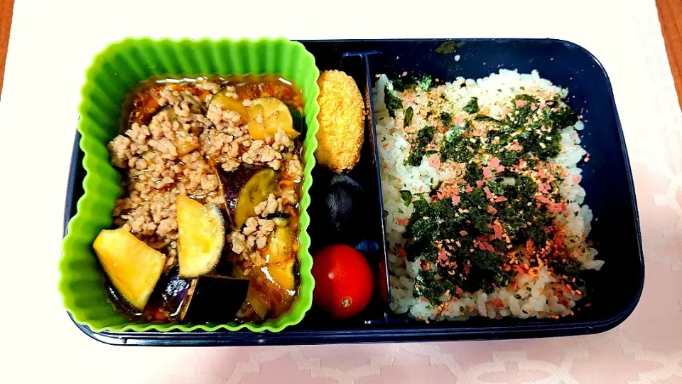 麻婆茄子❤️旦那さんお弁当🎵😊|かおるcitronさん