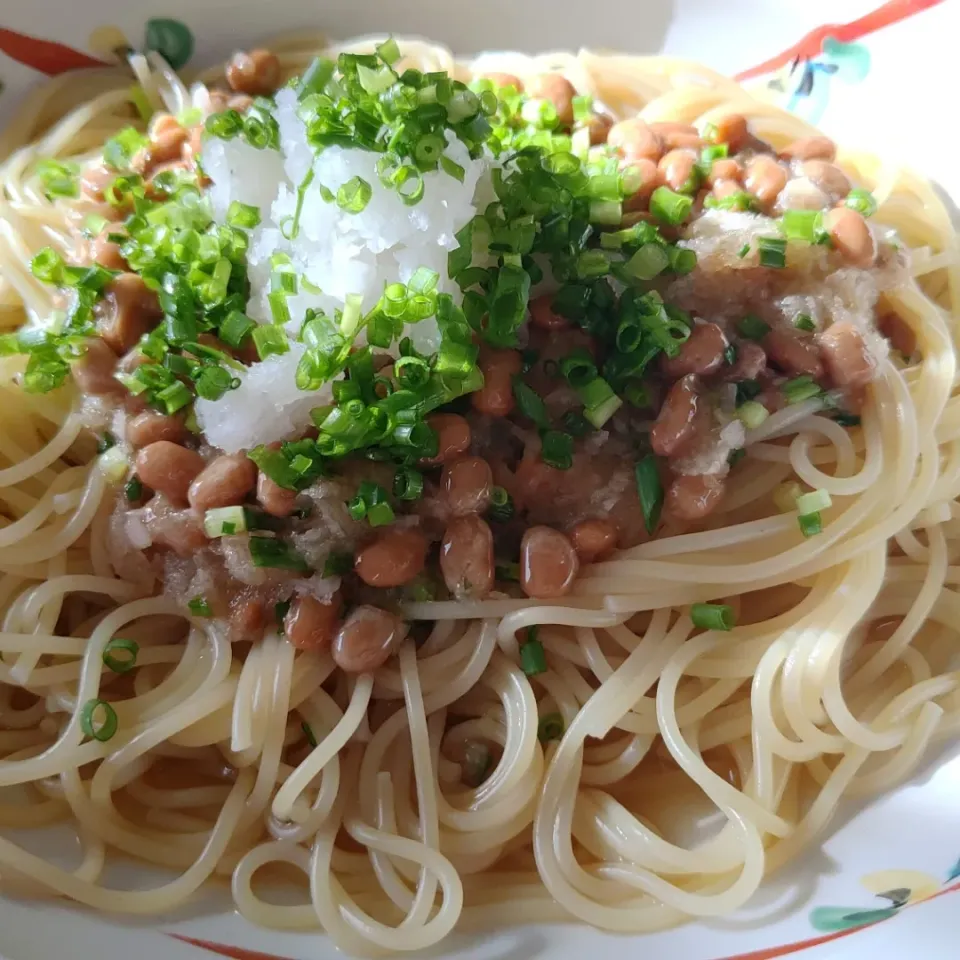 納豆スパ Natto spaghetti|Funky Chefさん