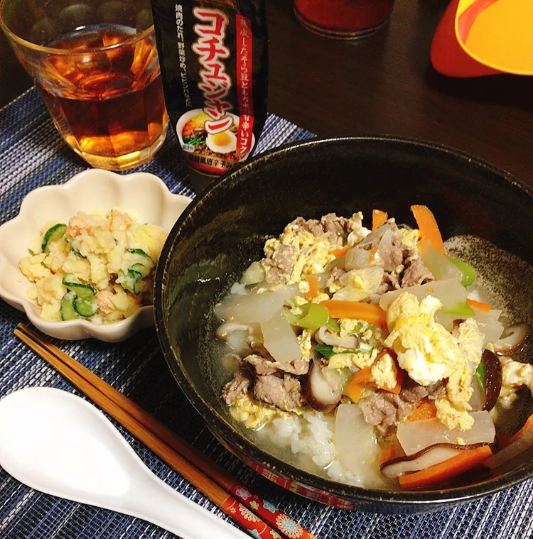 クッパ　焼き明太のポテサラ|ちぐあささん