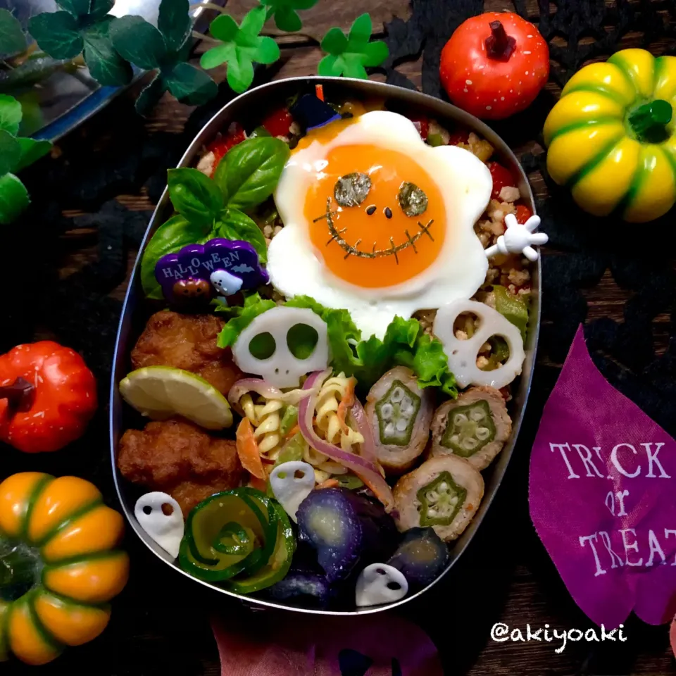 ハロウィン弁当|Akiyoෆ¨̮⑅さん