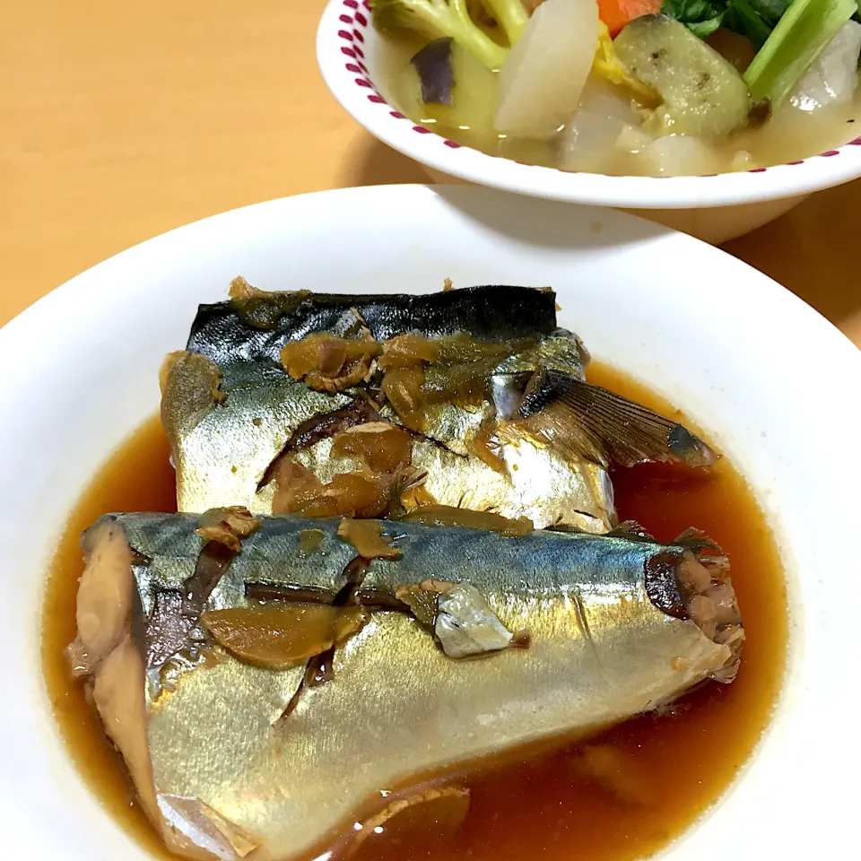 在宅勤務中の男飯(鯖の煮付け)|おおもりの星さん