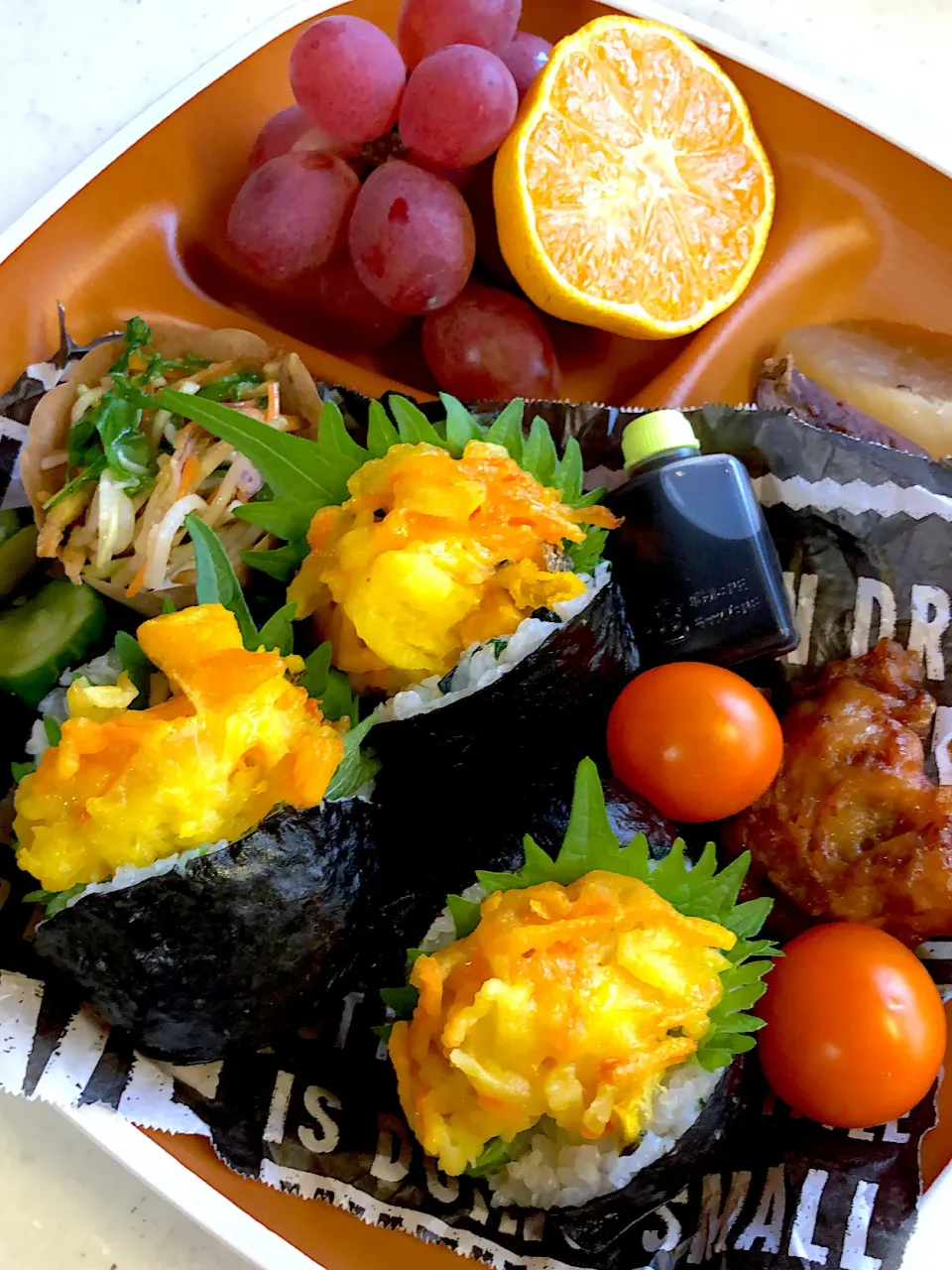 天丼パッカンおにぎり弁当🍙|みゆきさん