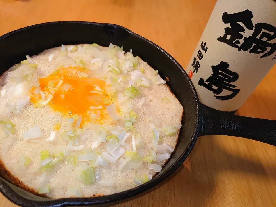 スキレットで焼くだけ簡単山芋ふわとろやき|cookingパパ五郎さん