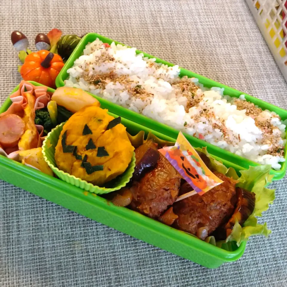 10/30ハンバーグハロウィン弁当|Reikoさん