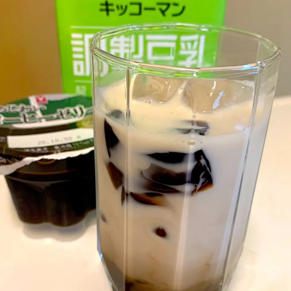 朝食　inするだけ豆乳コーヒーゼリー|あささん