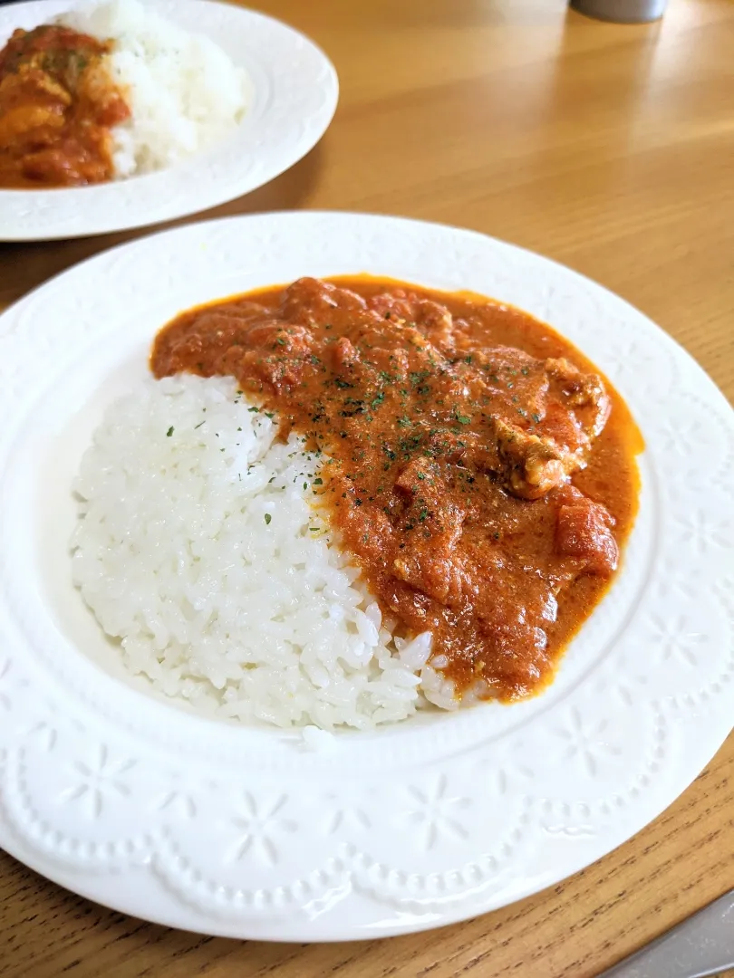 S&Bの6種のスパイスでバターチキンカレー🍛(๑´ڡ`๑)|walnutさん