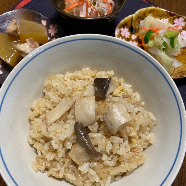 炊くだけ エリンギの炊き込みごはん Aco Snapdish スナップディッシュ Id L9nw1a