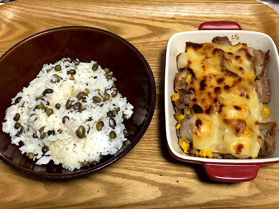 ☆むかごご飯 ☆豚肉と里芋のチーズ焼き|まぁたんさん