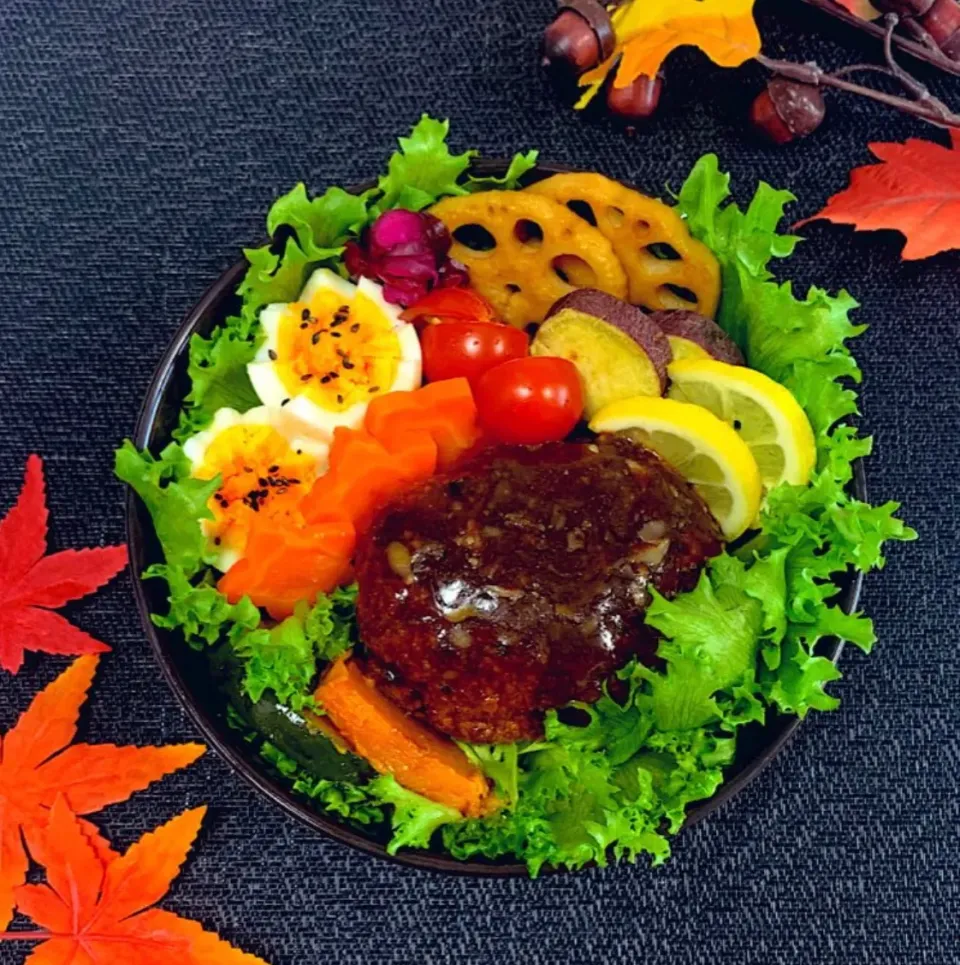 ハンバーグ弁当🍱|makigamidesさん