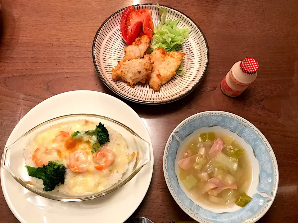 チキンドリアソースでランチ|あゆさん