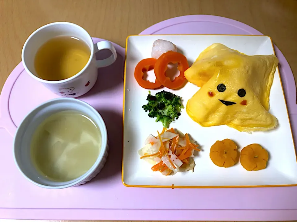 ハロウィン🎃おばけちゃんオムライス♪♪|みきのキッチン＊*さん