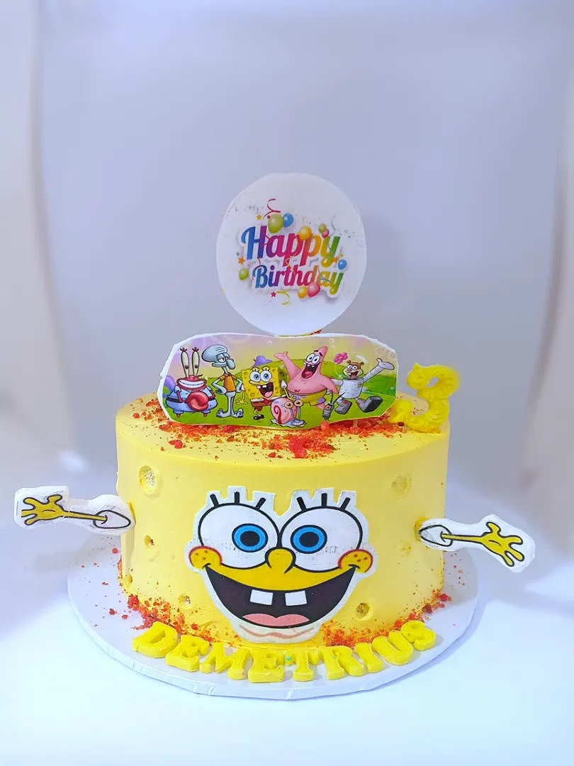 spongebob yummy cake|Kimさん