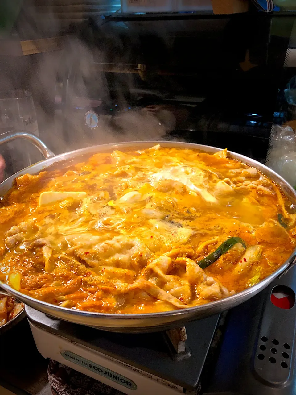 Snapdishの料理写真:キムチ鍋🍲😋|すかラインさん