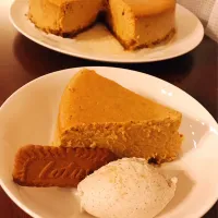 Snapdishの料理写真:Pumpkin Cheesecake パンプキンチーズケーキ✨✨|🌸Emery Mさん