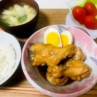 Snapdishの料理写真:手羽元のさっぱり煮|ゆきさん