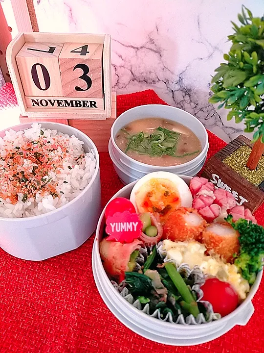 11月3日😋夫弁当🍱|pinoさん