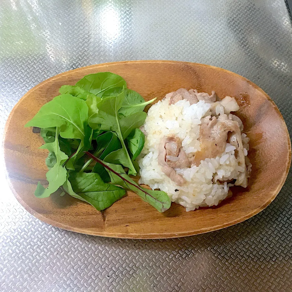 豚肉の油がご飯にしみこみうまいんじゃよ|みゆうさん