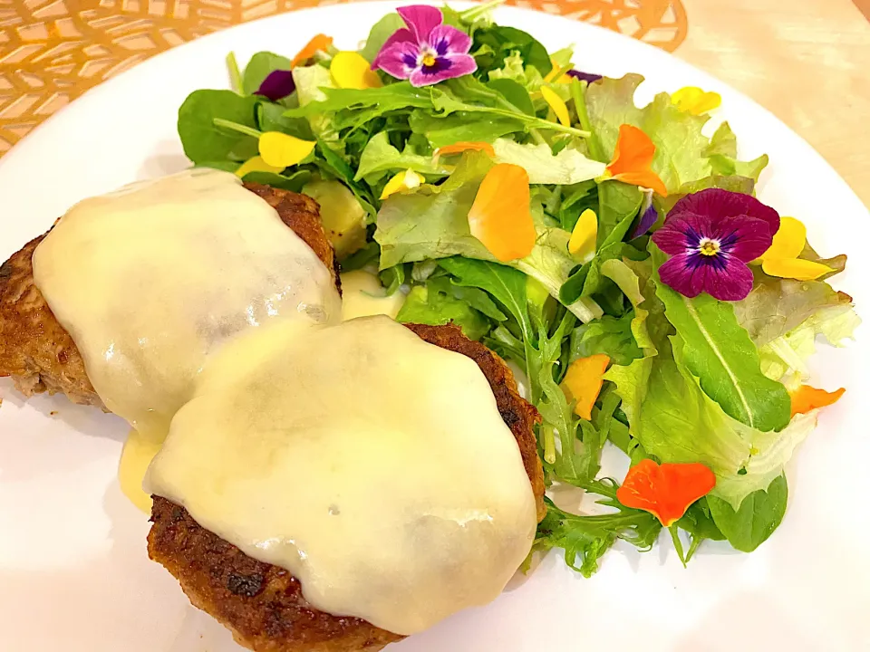 モニター当選💐ラクレットチーズハンバーグ🧀|ぴらこさん