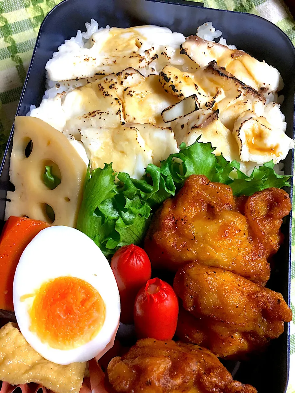 炙り鯛のせ、お兄ちゃん弁当🍱|ケンケンさん