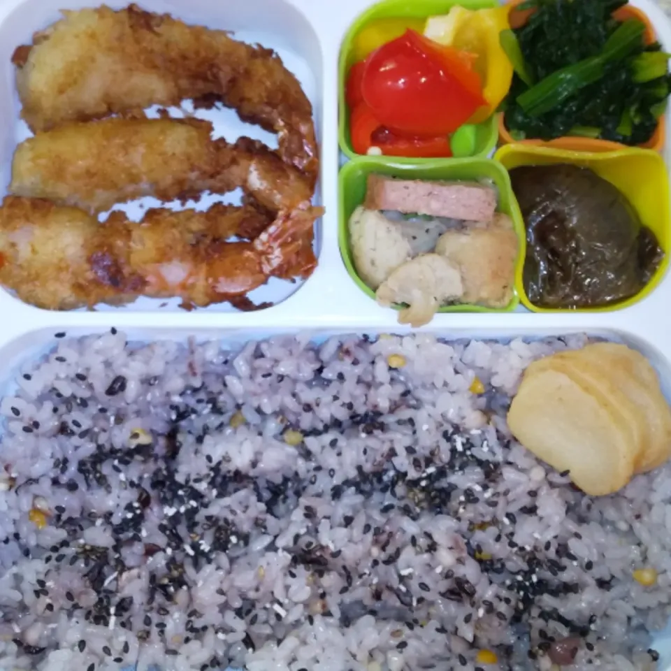 海老フライ弁当|アクちゃんさん