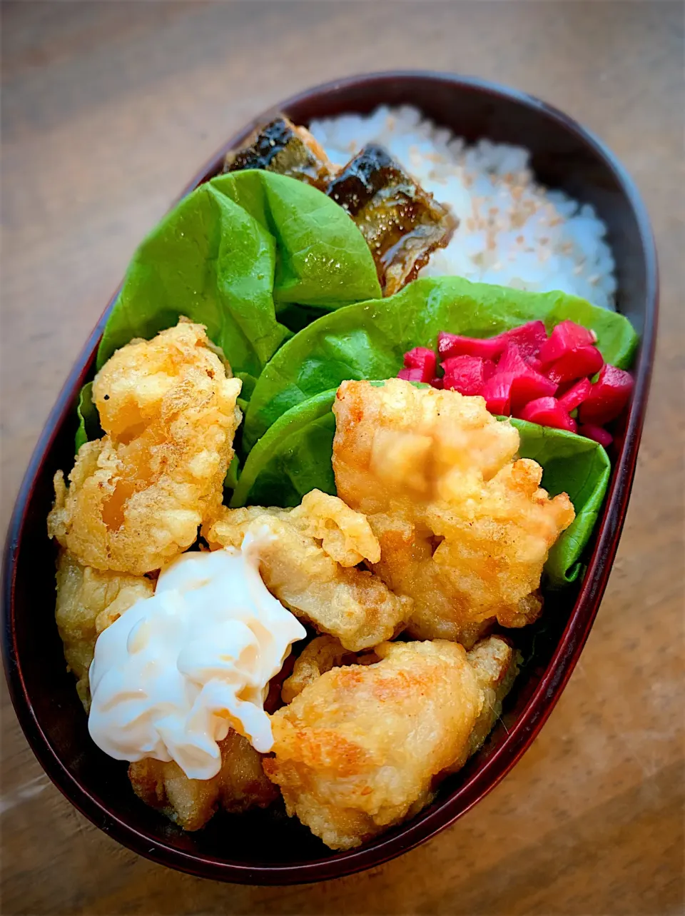 今日のお弁当・とり天|akiさん