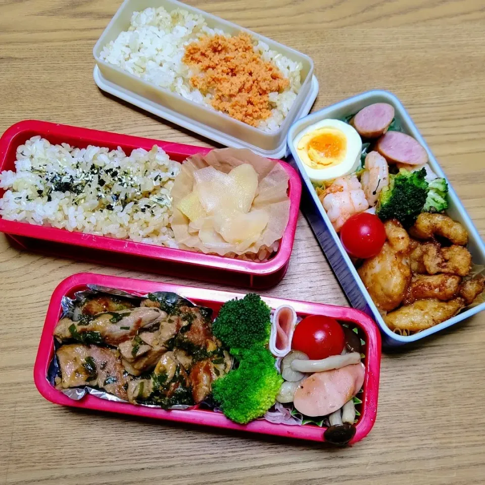 Snapdishの料理写真:『旦那さま昼夜2食お弁当』|seri-chanさん