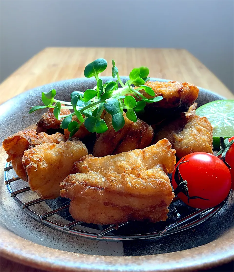 Snapdishの料理写真:釣り魚🐟イサキの唐揚げ|9421beruさん