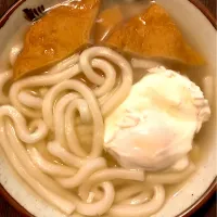 Snapdishの料理写真:天ぷらうどん　卵も入れました。|あきさん