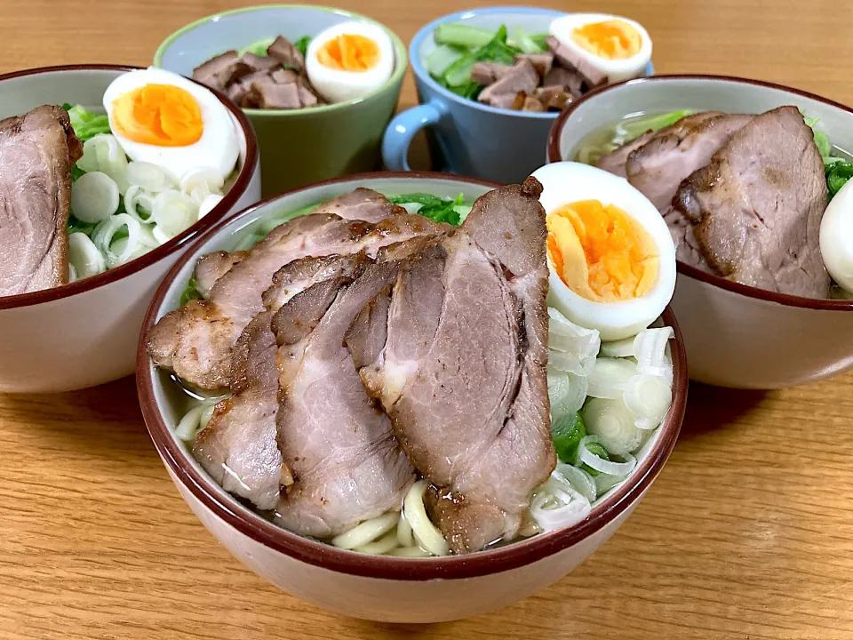 Snapdishの料理写真:＊チャーシュー麺🍜＊|＊抹茶＊さん