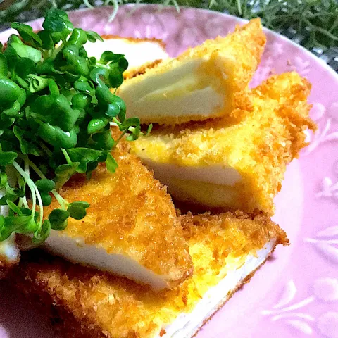 「ふんわりはんぺん」を使ってみたSnapdishの料理・レシピ写真:チーズはんぺんフライ❤️❤️❤️❤️❤️