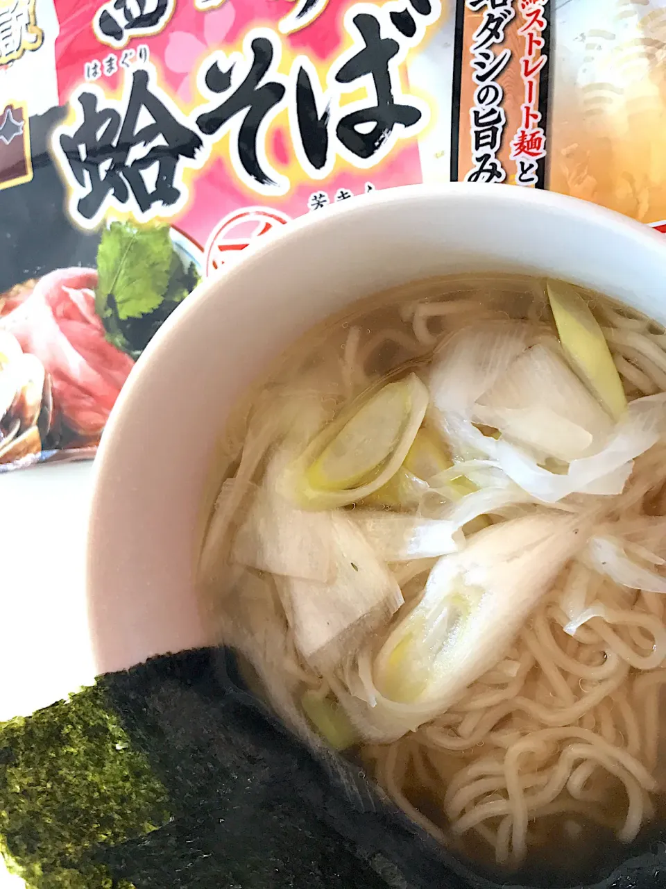 テレワークの日ランチ🍜はまぐりそば🍜|ノムリエさん