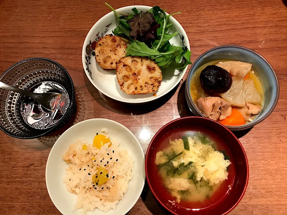 秋の味覚を夕ご飯に|あゆさん