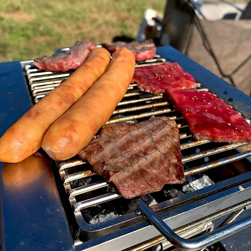 外でBBQ🍖|みっこちゃんさん