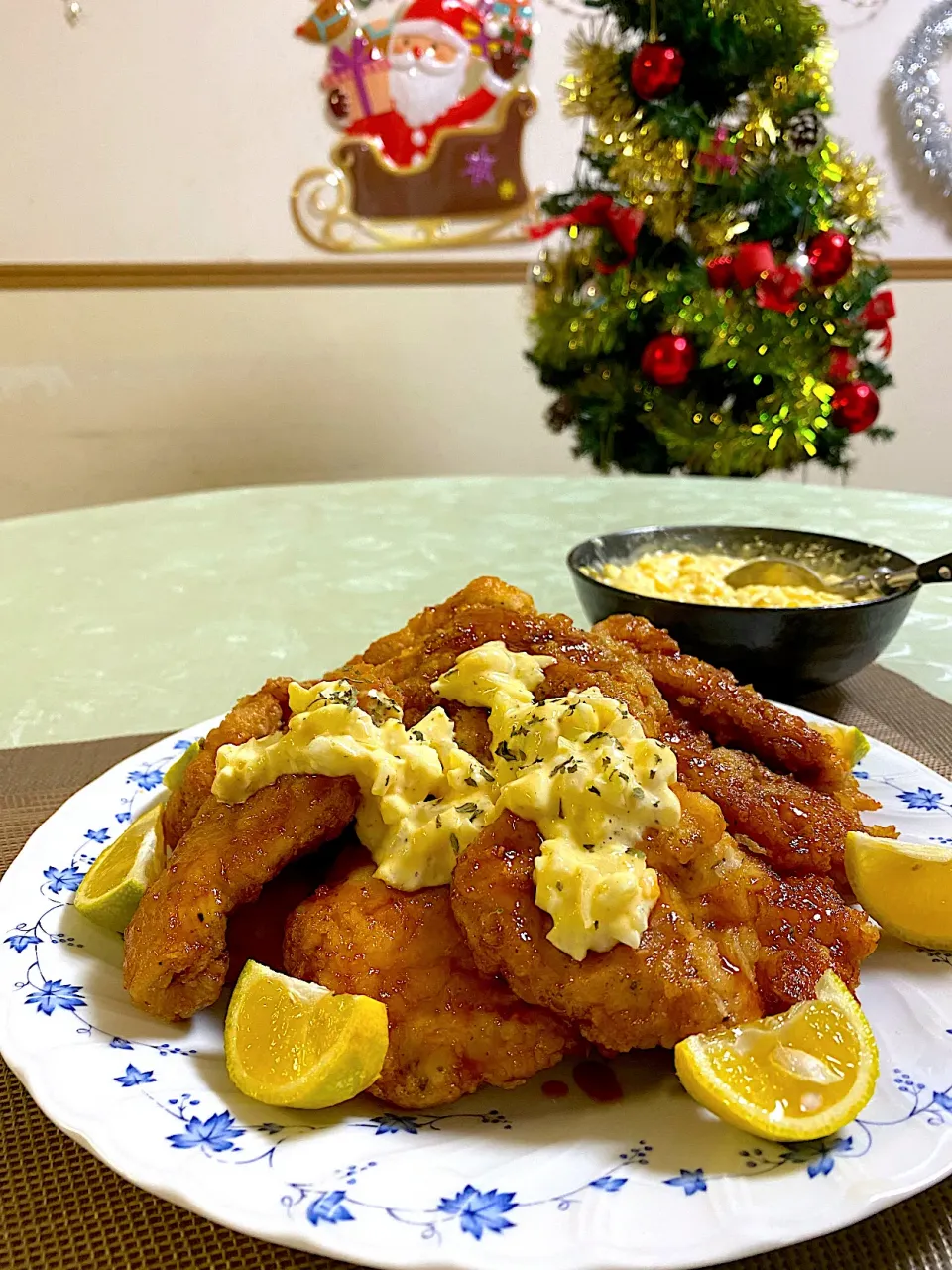 チキン南蛮🐣🐔タルタルソースたっぷりでどうぞ♬|ぽっちさん