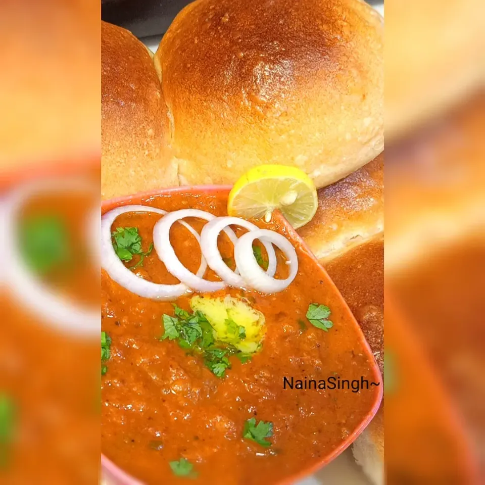 Yummy ##pav bhaji## indianfood#|nainasinghさん