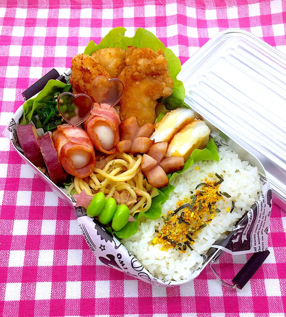 唐揚げ弁当です〜(∩´∀`∩)︎💕︎💕|sucreroomさん