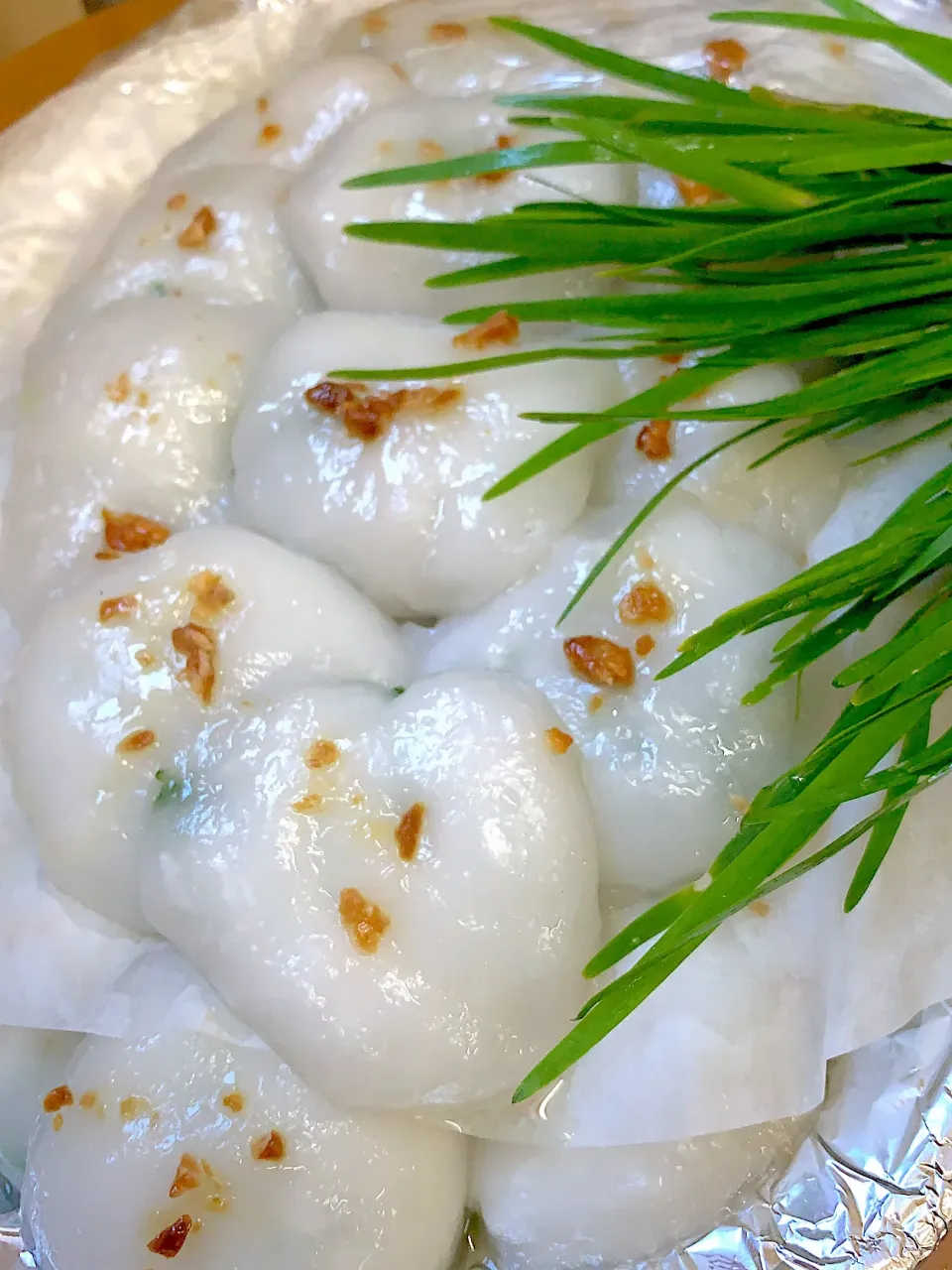 “ Steamed chives dumplings “ 😋|Thitiphan Thongnaphoさん