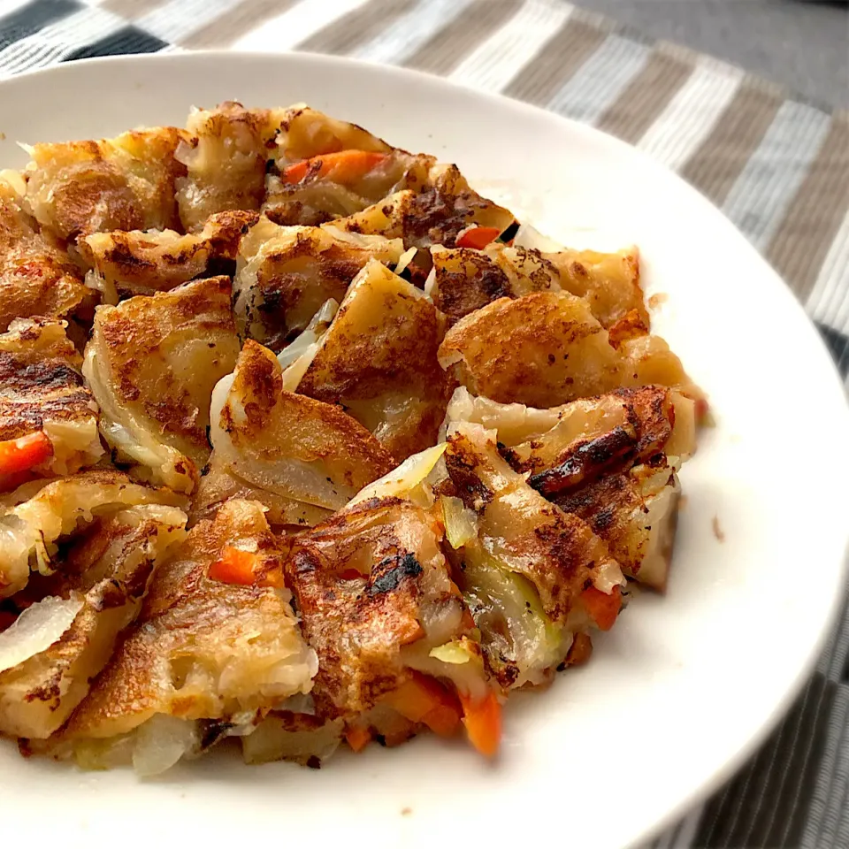 玉ねぎと人参のチヂミ☺️|ららさん