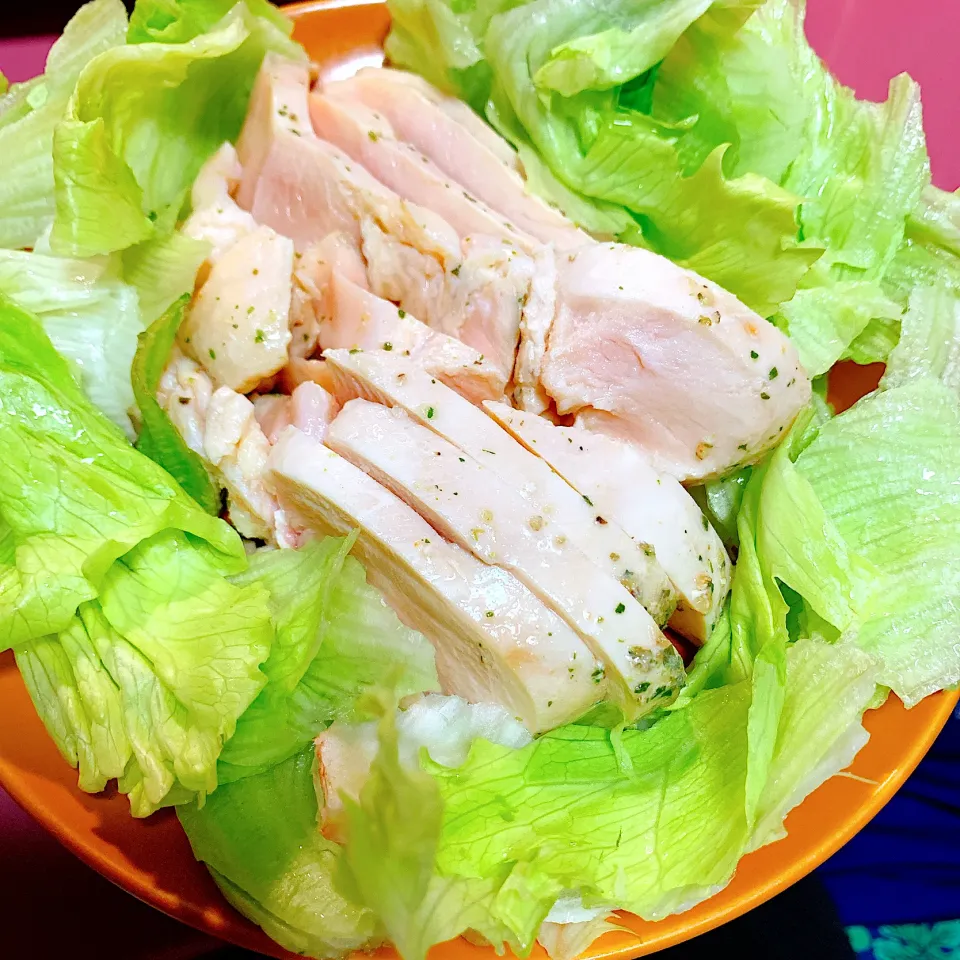 胸肉のサラダチキン🥗|ラプンツェルさん