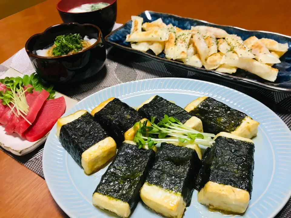 くろねこっくさんの料理 豆腐のりまき甘辛焼き|バシュランさん